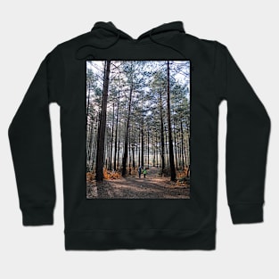 Walk in the woods canvas Hoodie